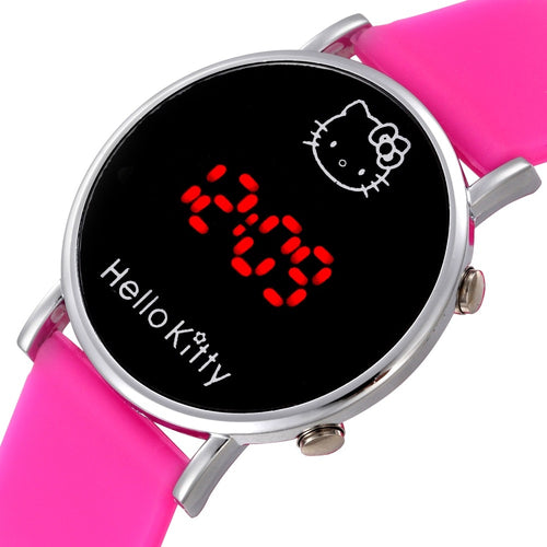Hello Kitty Watch Women Casual LED Digital Watches
