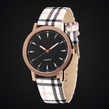 Load image into Gallery viewer, 2018 Hot Sale Fashion Casual British Grid Leather Strap