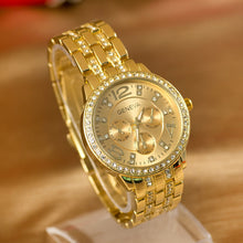 Load image into Gallery viewer, 2018 Luxury Brand Geneva Watches Women Steel Gold Quartz