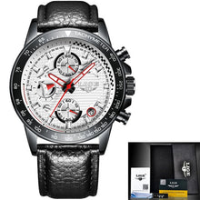 Load image into Gallery viewer, LIGE Men Watches Top Brand Luxury Full Steel Waterproof