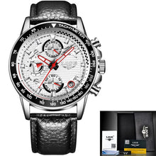 Load image into Gallery viewer, LIGE Men Watches Top Brand Luxury Full Steel Waterproof