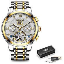 Load image into Gallery viewer, LIGE Men Watch Mechanical Tourbillon Sports Watches Relogio Masculino