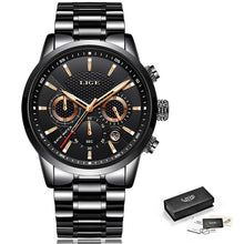 Load image into Gallery viewer, Relogio 2019 LIGE New Mens Watches Top Brands Luxury Waterproof