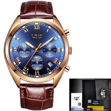 Load image into Gallery viewer, Relogio Masculino 2019 LIGE Watches Men Automatic Week Waterproof