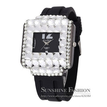 Load image into Gallery viewer, Luxury New Fashion Silicone Full Diamond Quartz