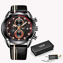 Load image into Gallery viewer, New 2019 LIGE Mens Watches All Steel Waterproof Chronograph Relogio Masculino