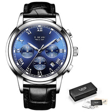 Load image into Gallery viewer, LIGE New Watches Men Waterproof Full Steel