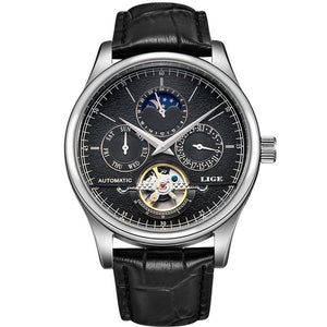 Relojes Hombre LIGE Brand Men Watches Automatic Mechanical Watch Tourbillon Retro Wristwatch
